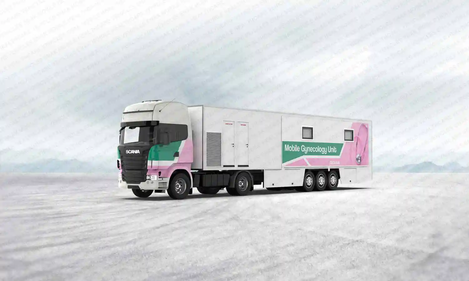 Mobile Gynecology Clinic-Long Trailer