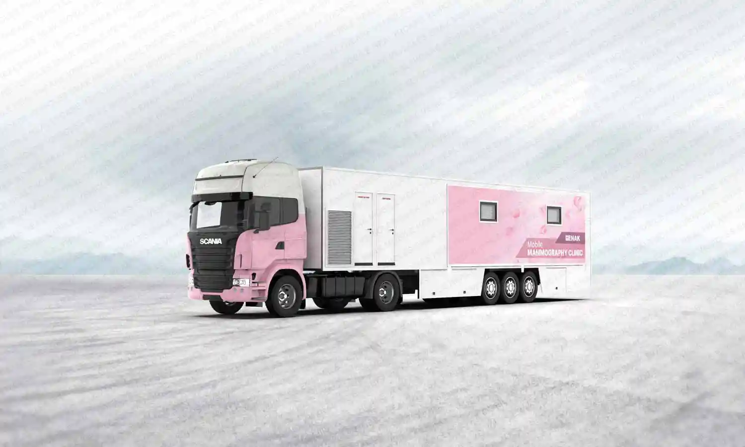 Mobile Mammography Clinic-Long Trailer