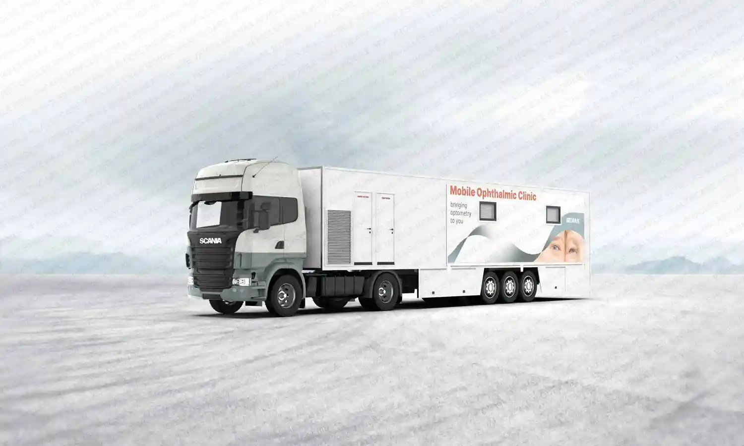 Mobile Ophtalmic Clinic-Long Trailer