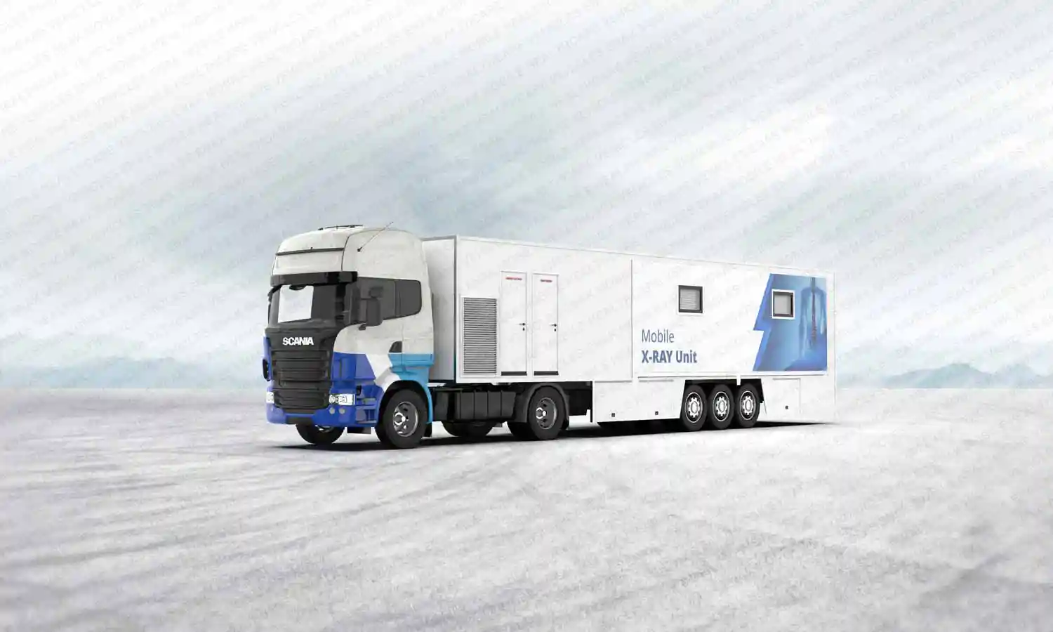 Mobile X-Ray Unit-Long Trailer